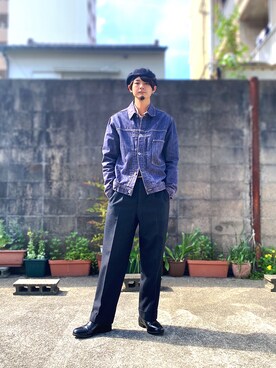 「リーバイス」｜ぴーすけぴーすけさん（メンズ・175cm）の春コーディネート