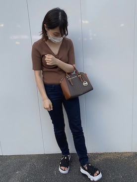 「archives（アルシーヴ）のアイテム」を使った、yuanさん（レディース・156cm）の夏コーディネート