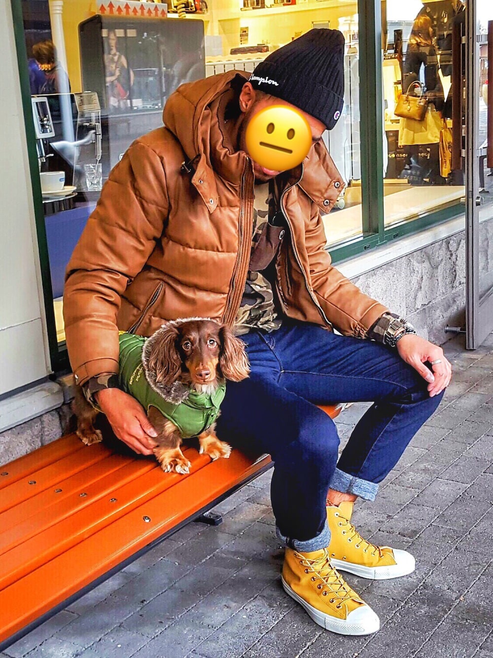 「ストリート、ストリートカジュアル、カジュアル、カジュアルストリート、プチプラ、converse、streetstyle」｜「CONVERSEのオールスター ワークブーツ SL HI ウィート（スニーカー、その他）」を使った、KENFINITY 70さん（メンズ・180cm）の春コーディネートの1枚目の写真