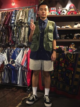 「アイテム（タイツ/ストッキング、ホワイト系）」を使った、coco_leeさん（メンズ・170cm）の秋コーディネート