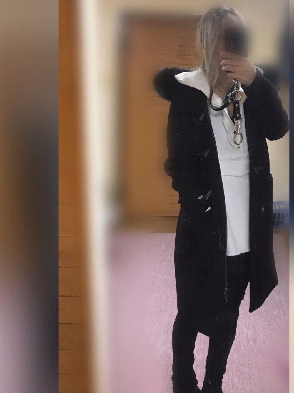 rienda（リエンダ）の「Faux Fur wool ダッフルコート（ダッフル