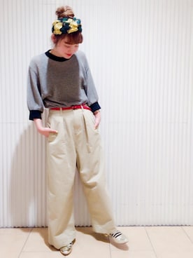 「アイテム（ヘアバンド）」を使った、Dot&Stripes CHILDWOMANさん（レディース・158cm）の夏コーディネート
