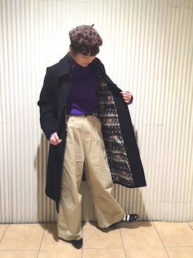 Dot&Stripes CHILDWOMANさん（レディース・158cm）の秋コーディネート