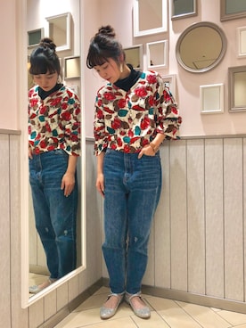 Dot&Stripes CHILDWOMANさん（レディース・158cm）の冬コーディネート