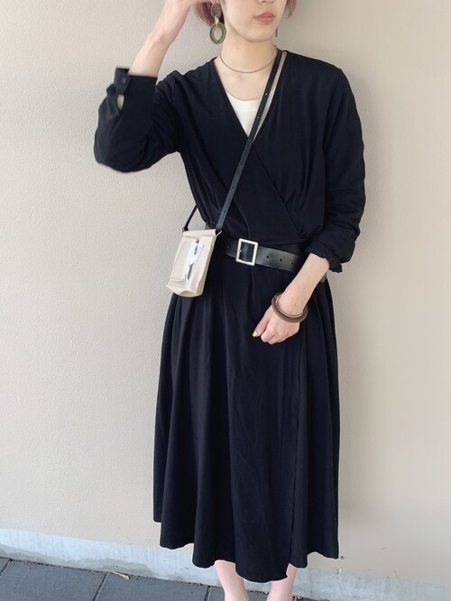 Rina 美容師コーデ ユニクロのワンピース ドレスを使ったコーディネート Wear