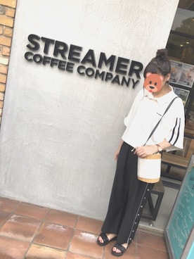 「アパレルスタッフ」｜「アイテム（スラックス）」を使った、ゆめかさん（レディース・167cm）の夏コーディネート