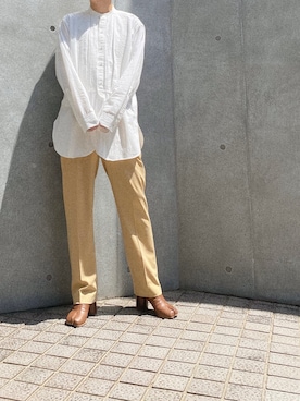 「TODAYFUL（トゥデイフル）のアイテム」を使った、FUMITO HOSOYAさん（メンズ・163cm）の春コーディネート