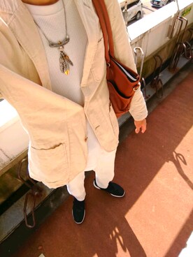 永谷園さん(メンズ・180cm)の春コーディネート