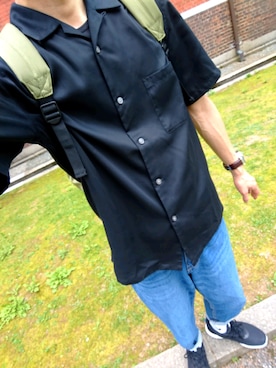 「リラックス感」｜永谷園さん（メンズ・180cm）の春コーディネート