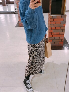 azuuuuuさん（レディース・157cm）の冬コーディネート