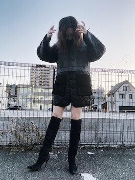 「Gジャン」｜「アイテム（ナイロンジャケット）」を使った、KOYUN♡さん（レディース・164cm）の秋コーディネート