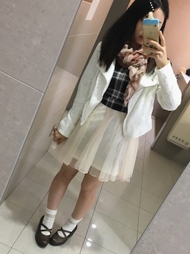 「夢展望（ユメテンボウ）のアイテム（ジャケット/アウター）」を使った、きむらっこさん（レディース・152cm）の秋コーディネート