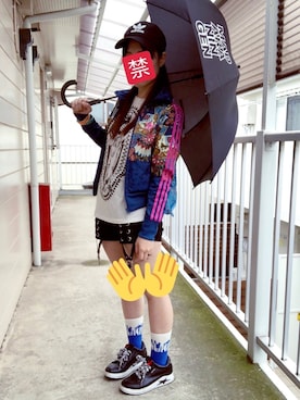 「blue」｜「アイテム（その他）」を使った、きむらっこさん（レディース・152cm）の秋コーディネート