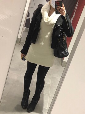「FOREVER 21（フォーエバー トゥエンティーワン）のアイテム（ブーティ）」を使った、きむらっこさん（レディース・152cm）の秋コーディネート