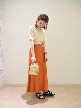 Nao Takahashiさん（レディース・164cm）の春コーディネート