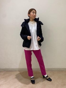 「DESCENTE ALLTERRAIN（デサント　オルテライン）のアイテム（ジャケット/アウター）」を使った、Nao Takahashiさん（レディース・164cm）の秋コーディネート