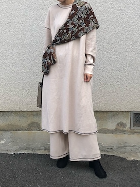 「Kastane（カスタネ）のアイテム（財布/小物）」を使った、sakiさん（レディース・165cm）の秋コーディネート