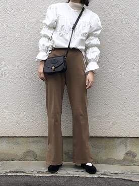 「GIGI（ジジ）のアイテム」を使った、sakiさん（レディース・165cm）の冬コーディネート