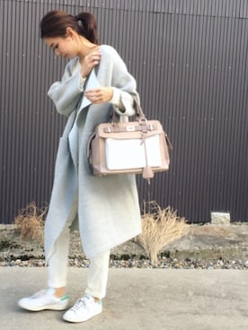 「お正月」｜「アイテム（ノーカラージャケット）」を使った、amiさん（レディース・163cm）の冬コーディネート