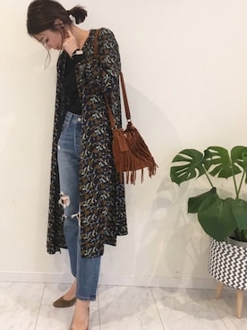 「SLOBE IENA（スローブイエナ）のアイテム（パンプス）」を使った、amiさん（レディース・163cm）の冬コーディネート