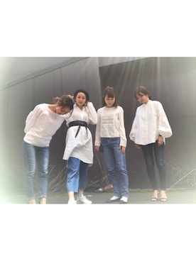 「NANO universe（ナノユニバース）のアイテム（サンダル）」を使った、amiさん（レディース・163cm）の春コーディネート