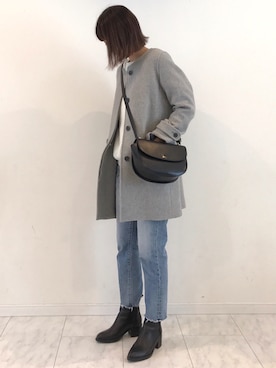 「RED CARD TOKYO（レッドカード）のアイテム」を使った、amiさん（レディース・163cm）の冬コーディネート