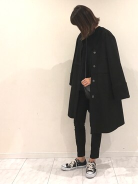 「Furryrate（ファーリーレート）のアイテム（その他アウター）」を使った、amiさん（レディース・163cm）の冬コーディネート