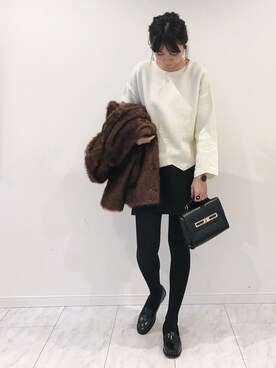 amiさん（レディース・163cm）の冬コーディネート