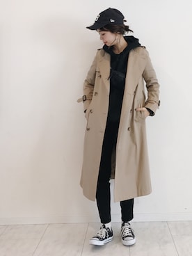 「SEVENDAYS=SUNDAY（セブンデイズサンデイ）のアイテム（帽子）」を使った、amiさん（レディース・163cm）の冬コーディネート