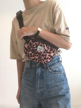 「Herschel Supply（ハーシェルサプライ）のアイテム」を使った、amiさん（レディース・163cm）の秋コーディネート