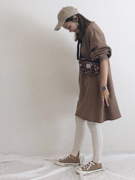 「URBAN RESEARCH Sonny Label（アーバンリサーチサニーレーベル）のアイテム（帽子）」を使った、amiさん（レディース・163cm）の秋コーディネート