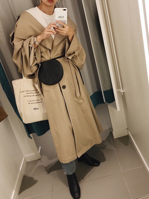 Ami トレンチコートを使ったコーディネート Wear