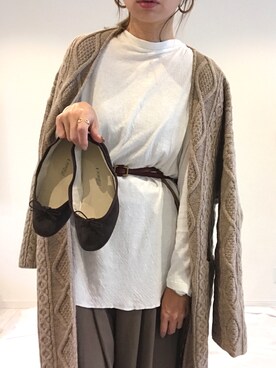 「FREAK'S STORE（フリークスストア）のアイテム（ベルト）」を使った、amiさん（レディース・163cm）の秋コーディネート