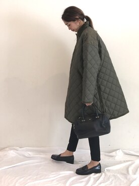 「THE SHINZONE（ザ　シンゾーン）のアイテム（ジャケット/アウター）」を使った、amiさん（レディース・163cm）の秋コーディネート