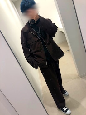 「UNIQLO（ユニクロ）の50色ソックス（消臭機能付き）（ソックス/靴下）」を使った、まさきさん（メンズ・173cm）の冬コーディネート