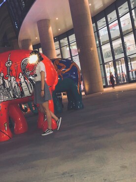 张昕仪さん(レディース・160cm)の夏コーディネート