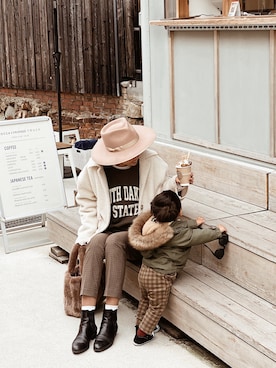 rinaさん（レディース・170cm）の冬コーディネート