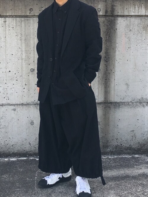 yu｜Yohji Yamamoto POUR HOMMEのテーラードジャケットを使ったコーディネート - WEAR