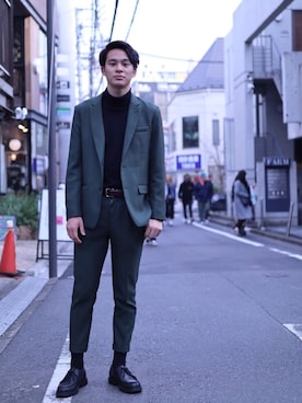 「シンプルおしゃれが好き」｜「アイテム（その他）」を使った、tomaさん（メンズ・179cm）の秋コーディネート