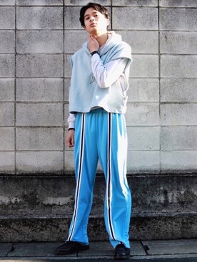 「neonsign」｜「アイテム（その他シューズ）」を使った、tomaさん（メンズ・179cm）の冬コーディネート