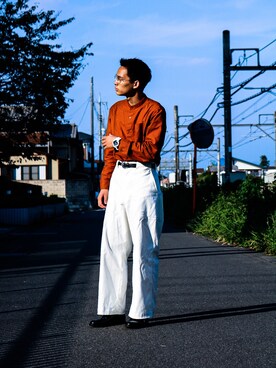 「時計」｜「アイテム（その他）」を使った、tomaさん（メンズ・179cm）の秋コーディネート