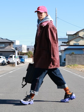 「JOURNAL STANDARD relume（ジャーナルスタンダード　レリューム）のアイテム（マウンテンパーカー）」を使った、tomaさん（メンズ・179cm）の冬コーディネート