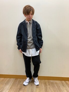 「Right-on（ライトオン）のアイテム（その他アウター）」を使った、yukunさん（メンズ・175cm）の春コーディネート