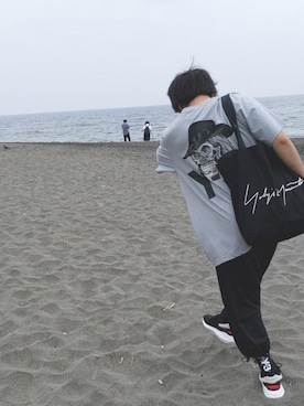「Y-3（ワイスリー）のアイテム（その他）」を使った、こいっしーさん（メンズ・166cm）の夏コーディネート