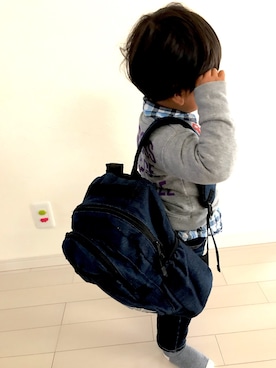 「OSHKOSH（オシュコシュ）のアイテム（トップス）」を使った、ayamino1801さん（キッズ・90cm）の春コーディネート