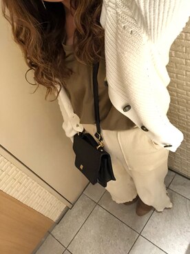 「アイテム（ブーティ）」を使った、H.Mさん（レディース・150cm・10代）の春コーディネート