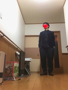 「H&M（エイチ・アンド・エム）のアイテム（スタジャン）」を使った、wwwさん（メンズ・180cm）の冬コーディネート
