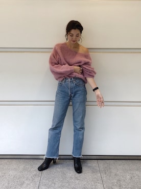 「アンゴラ」｜zuさん（レディース・155cm）の秋コーディネート