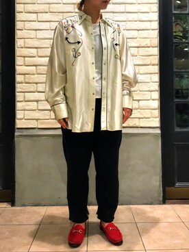 「velvet（ベルベット）のアイテム」を使った、mamiyamatoさん（レディース・167cm）の春コーディネート