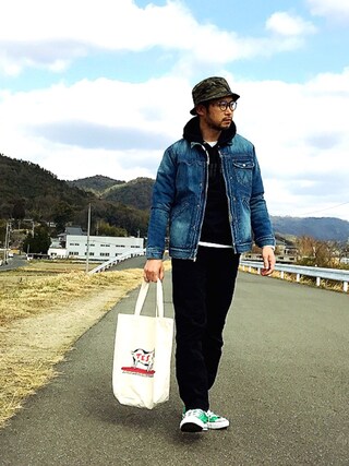 Arulleアリュール Ｖカラーデニムジャケット ライトブルー 2024 AUTUMN & WINTER】DENIM DELIGHT DAYS vol.7 LOOK